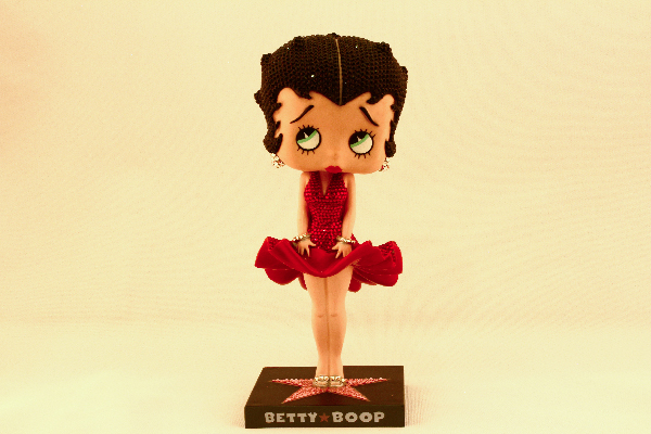 ベティ 首ふり人形 ラインストーンデコレーション　BETTY BOOP